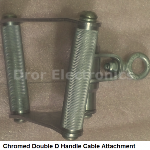 CHROME DOUBLE D HANDLE CABLE ATTACHEMENT