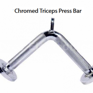 CHROMED TRICEPS PRESS BAR